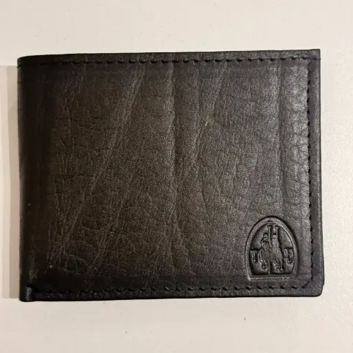 [BIL-005N] BILLE CLASICA 2 VOL CUERO NEGRA (129)