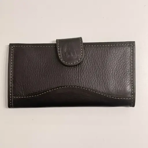 [BIL-008C] BILLETERA DAMA C/ RAB CUERO COMBINADA (111)