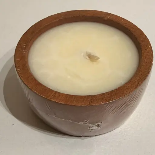 [DEC-009] CUENCO DE MADERA - VELA