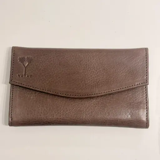 [BIL-010S] FICHERO DOBLE CUERO SUELA (8125)